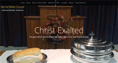 Desktop Screenshot of bethelbiblechapel.org